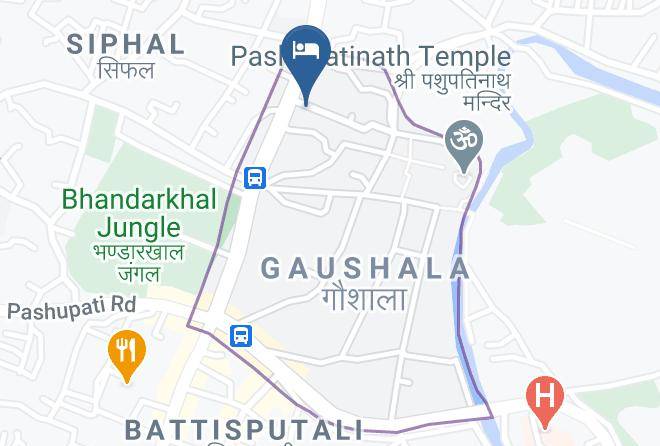 Kathmandu - Hotel Mansarover Maps