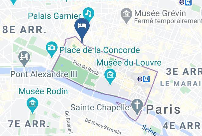 Paris - Hotel 4 Etoiles Mansart Paris 1er Esprit De France Maps