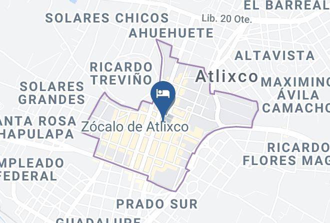 Atlixco - Hotel Mansion Del Conde Maps