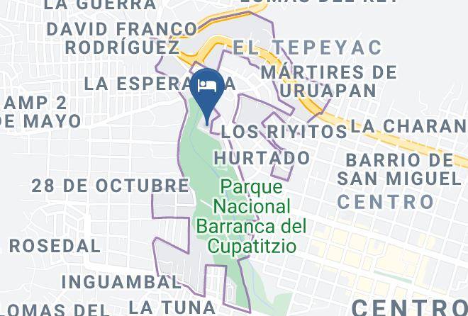 Uruapan - Hotel Mansion Del Cupatitzio Maps