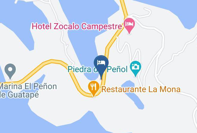 Guatape - Hotel Mansion Guatape Maps