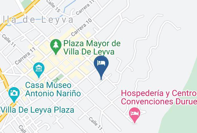 Villa De Leyva - Hotel Mansion La Toscana Maps