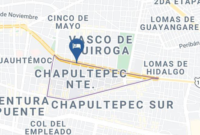 Morelia - Hotel Mansion Solis Maps