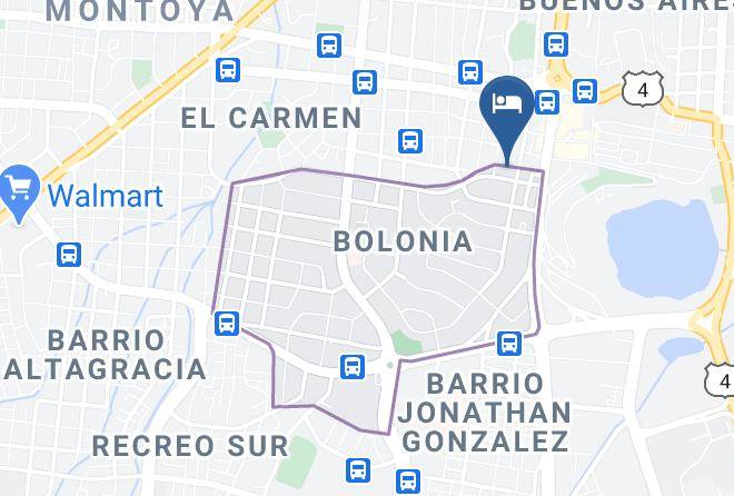 Managua - Hotel Mansion Teodolinda Maps