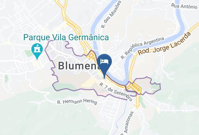 Blumenau - Hotel Mansiones Maps