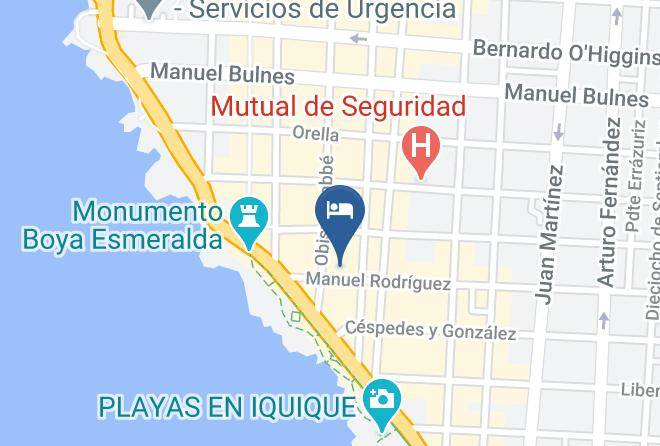 Iquique Province - Hotel Manuel Rodriguez Express Maps