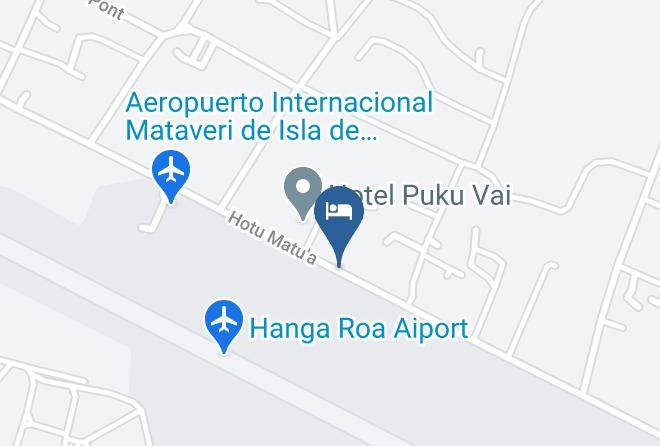 Easter Island - Hotel Manutara Maps