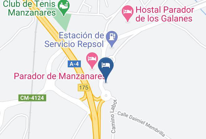 Ciudad Real - Hotel Manzanares Maps