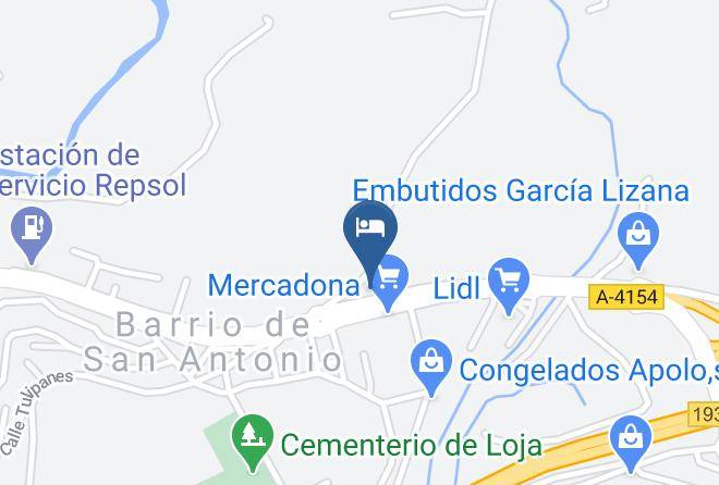 Granada - Hotel Manzanil Maps