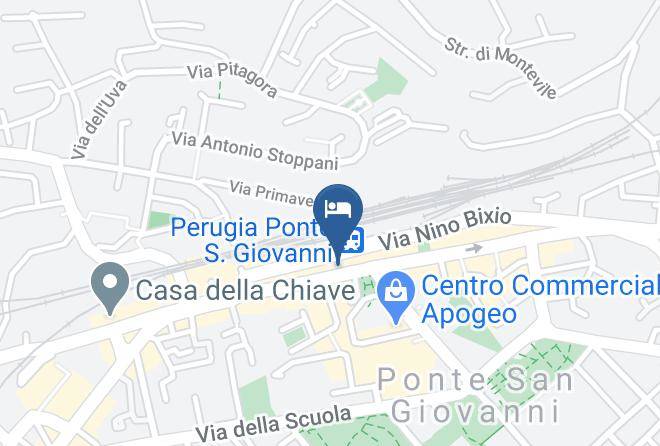 Perugia - Hotel Manzoni Maps