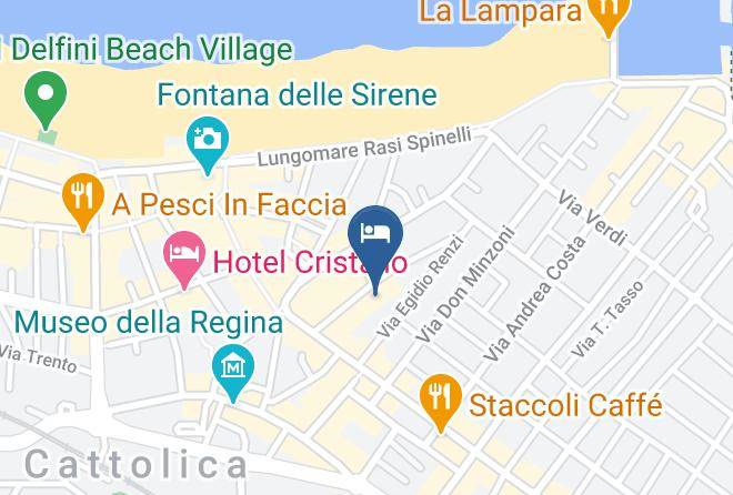 Rimini - Hotel Manzoni Maps