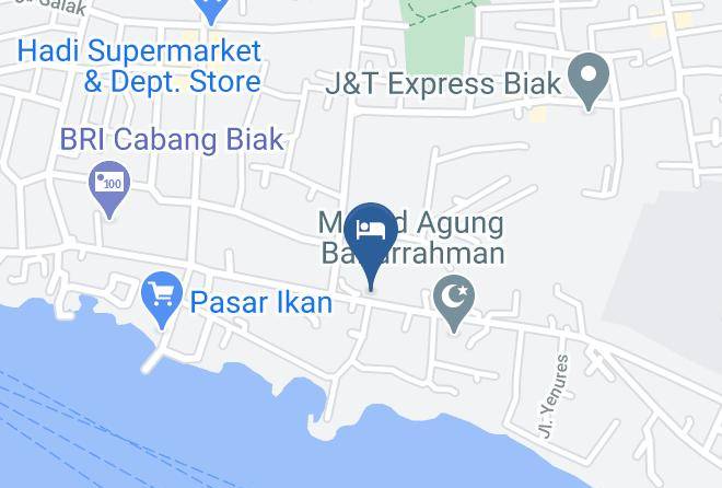Biak Numfor Regency - Hotel Mapia Maps