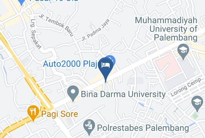 Palembang - Hotel Maqdis Maps