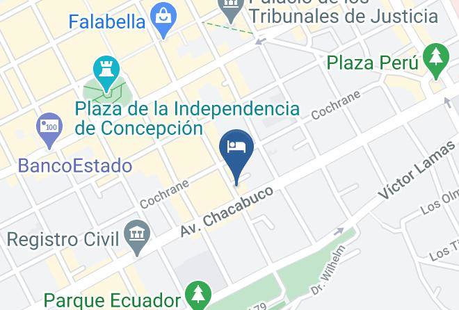 Concepcion Province - Hotel Maquehue Maps