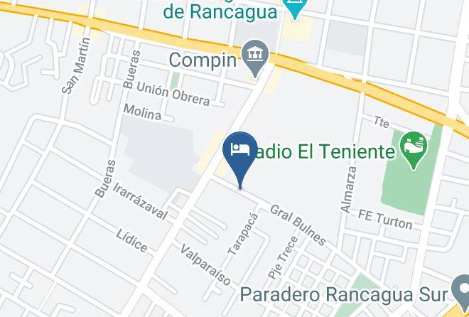 Cachapoal Province - Hotel Mar Andino Maps