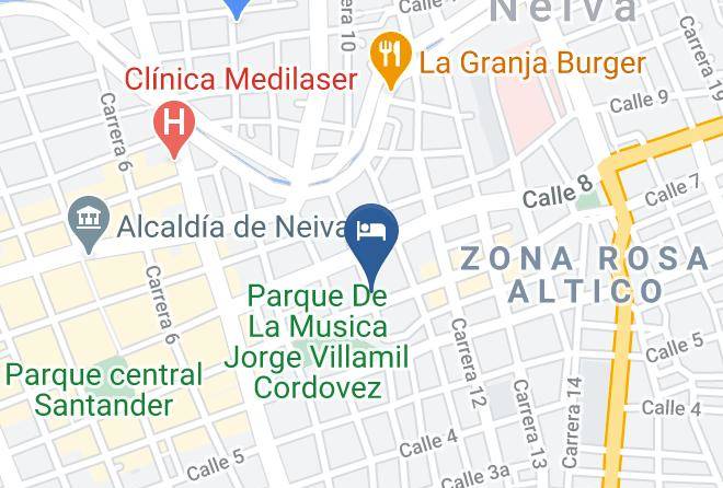 Neiva - Hotel Mar Azul Maps