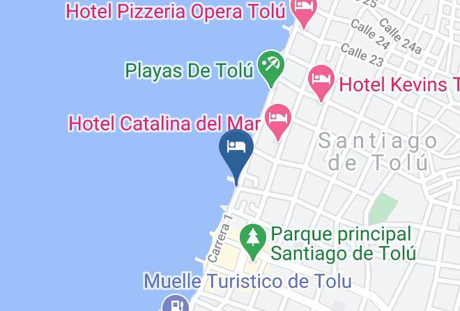Tolu - Hotel Mar Azul Maps