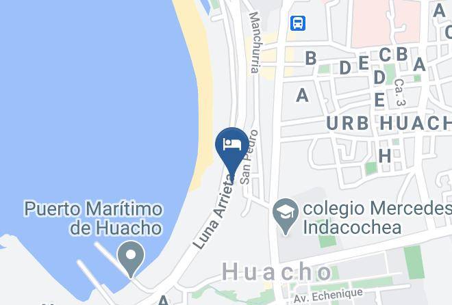 Huaura - Hotel Mar De Costa Maps