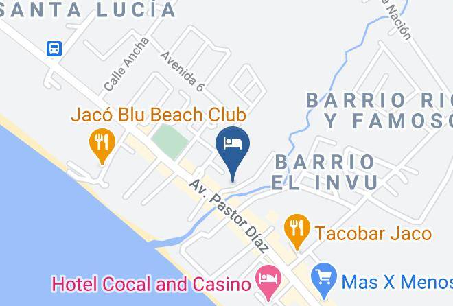 Garabito - Hotel Mar De Luz Maps