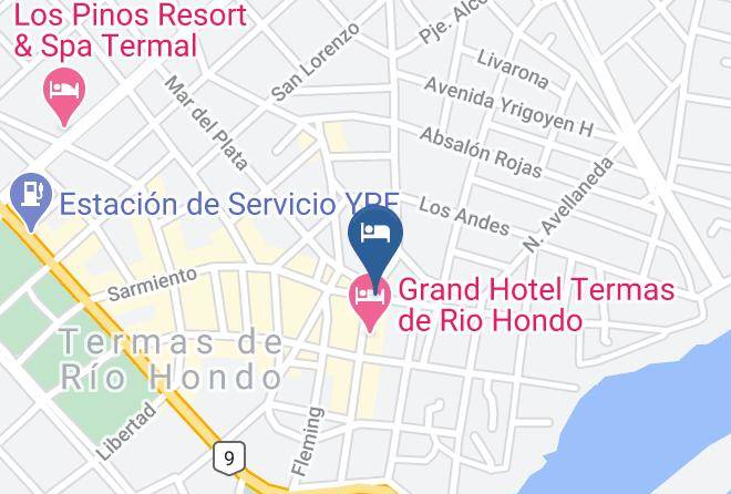 Rio Hondo - Hotel Mar Del Plata Maps