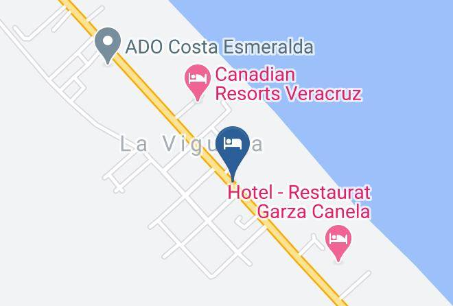 Tecolutla - Hotel Mar Paraiso Maps