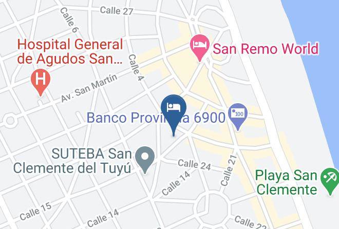 Mar Del Tuyu - Hotel Mar Tuyu Maps