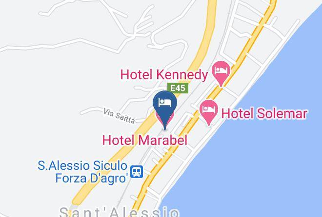 Messina - Hotel Marabel Maps