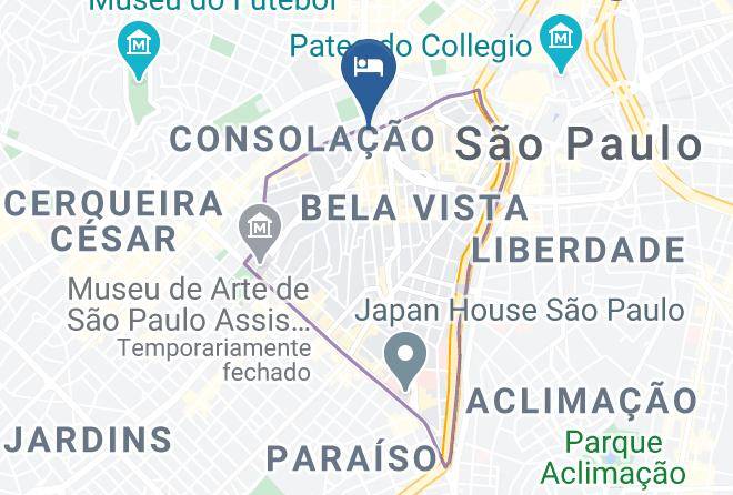 Sao Paulo Jardim Bela Vista - Hotel Maraja Maps