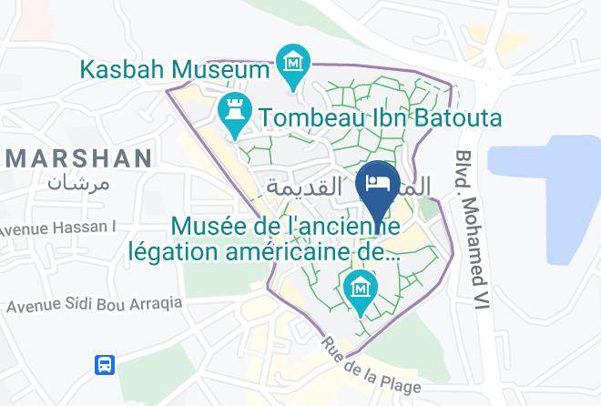 Tangiers - Hotel Maram Maps