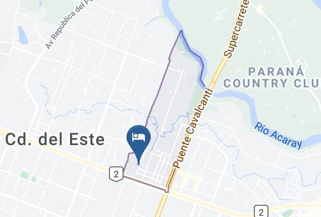 Ciudad Del Este - Hotel Marambaia Maps
