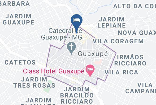 Guaxupe - Hotel Marambaia Maps