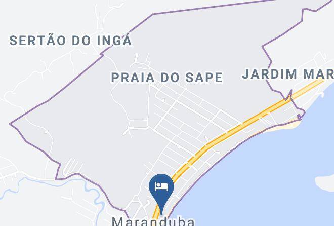 Ubatuba - Hotel Maranduba Maps