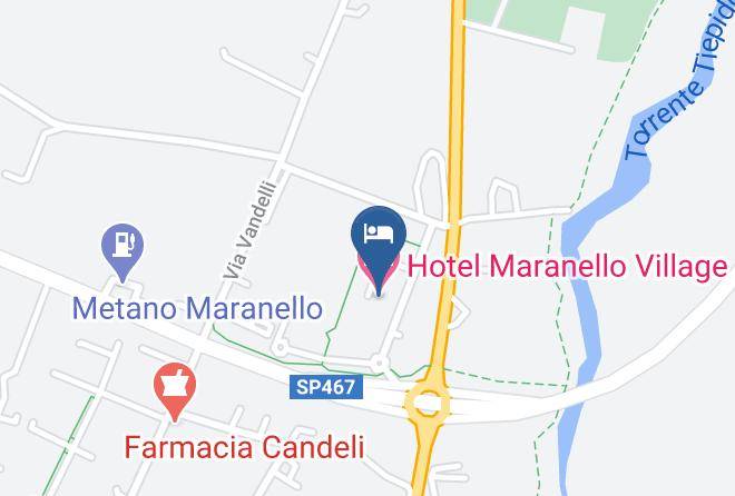 Modena - Hotel Maranello Village Maps