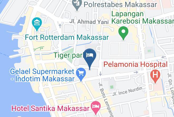 Makassar - Hotel Marannu City Maps