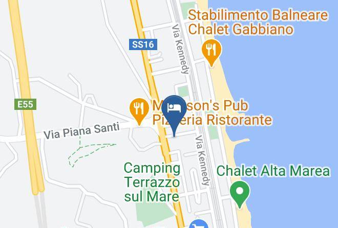 Ascoli Piceno - Hotel Marano Residence Cupra Marittima Maps