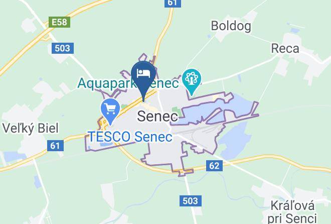 Senec - Hotel Marathon Maps