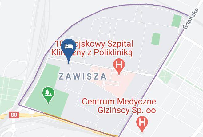 Bydgoszcz - Hotel Maraton Maps