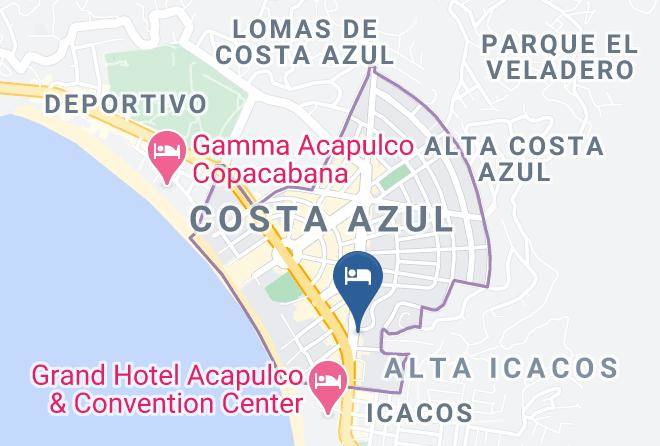 Acapulco De Juarez - Hotel Marbella Maps