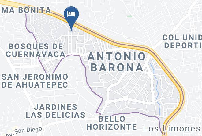 Cuernavaca - Hotel Marbella Maps