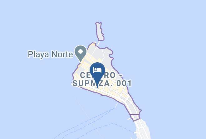 Isla Mujeres - Hotel Marcianito Maps