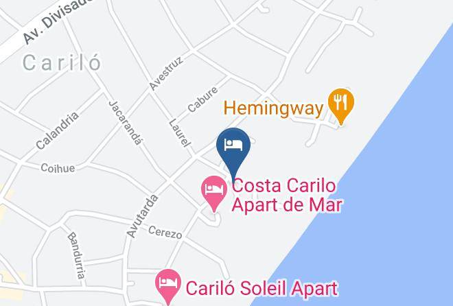 Pinamar - Hotel Marcin Maps