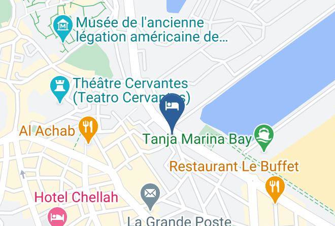 Tangiers - Hotel Marco Polo Maps