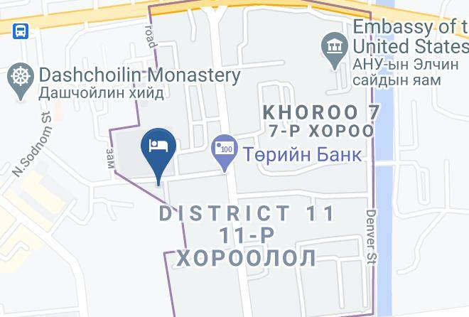 Ulaanbaatar - Hotel Marco Polo Maps