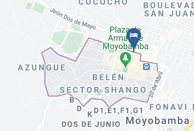 Moyobamba - Hotel Marcoantonio Maps