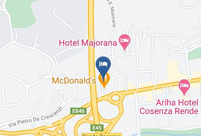 Cosenza - Hotel Marconi Maps