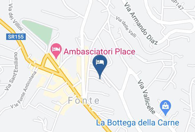 Hotel Marconi Fiuggi Albergo 3 Stelle Map