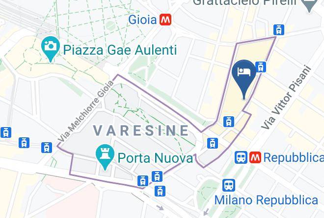 Milan - Hotel Marconi Maps