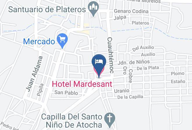 Fresnillo - Hotel Mardesant Maps