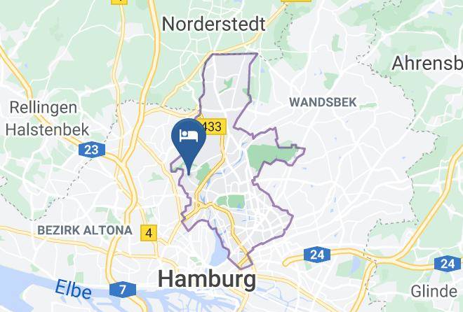 Stadt Hamburg - Entree Hotel Gros Borstel Maps