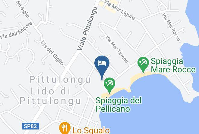 Sassari - Hotel Mare Blue Maps